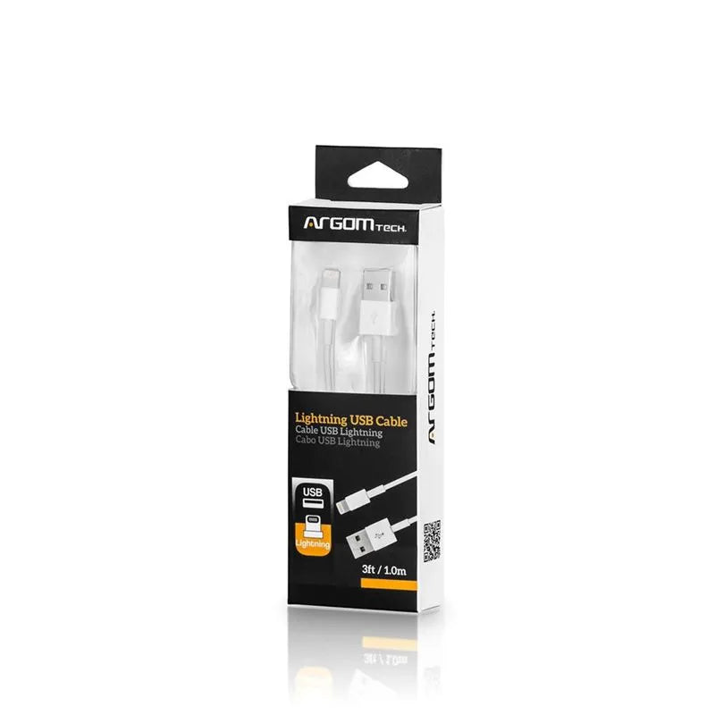 CABLE ARGOM USB- LIGHTNING 1M