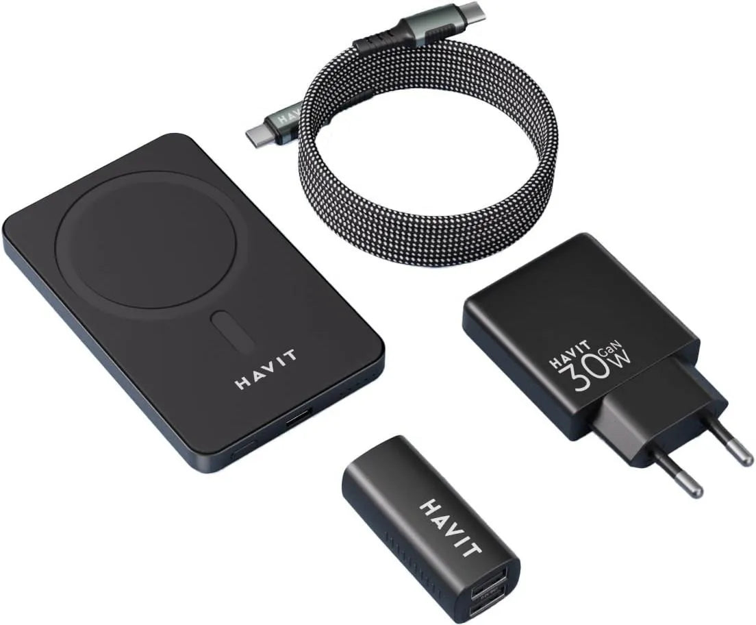 COMBO PARA VIAJE HAVIT 5 EN 1 STK088 NEGRO