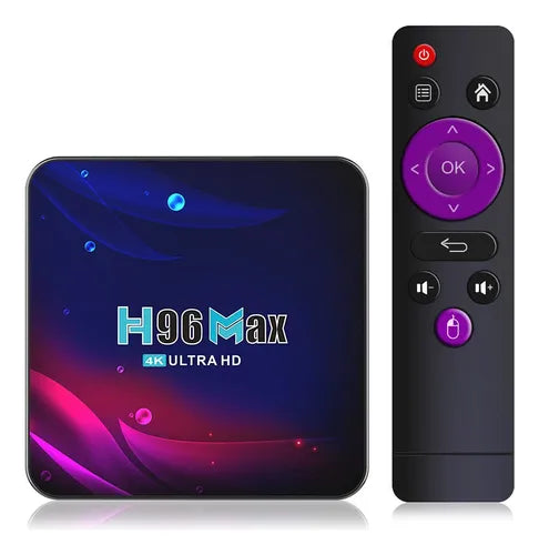 TV BOX H96 MAX 4K ULTRA HD 4/32 UNIVERSAL