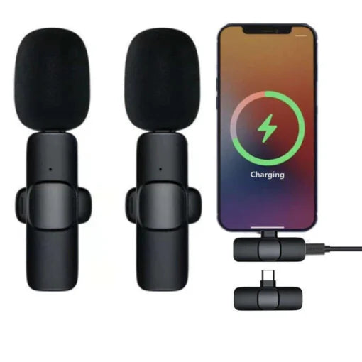 MICROFONO INALAMBRICO FCC K9 PRO TIPO-C 2 PIEZAS
