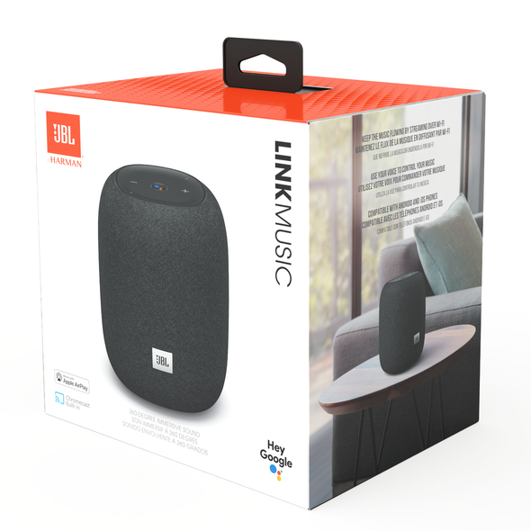 BOCINA JBL LINK MUSIC NEGRO 360 GRADOS