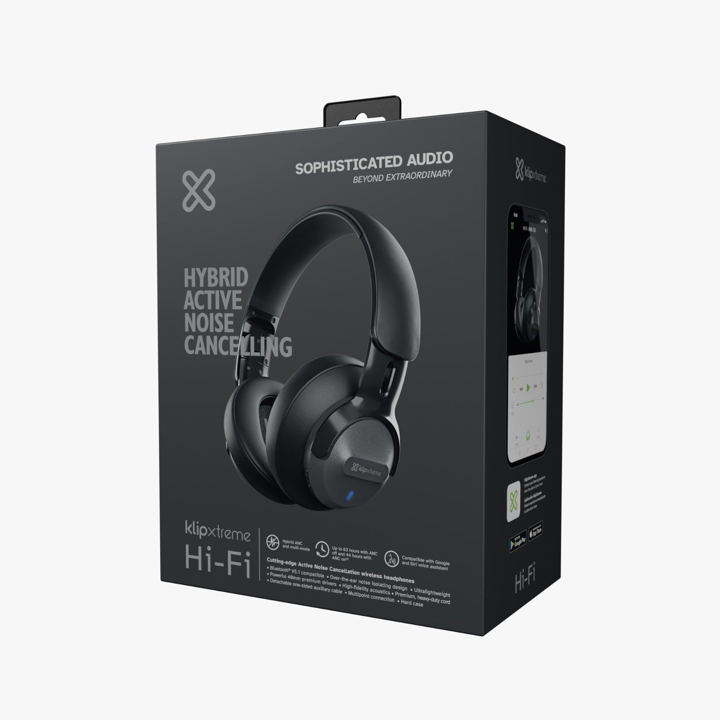 AUDIFONOS BLUETOOTH KLIPXTREME HI-FI KNH-750G