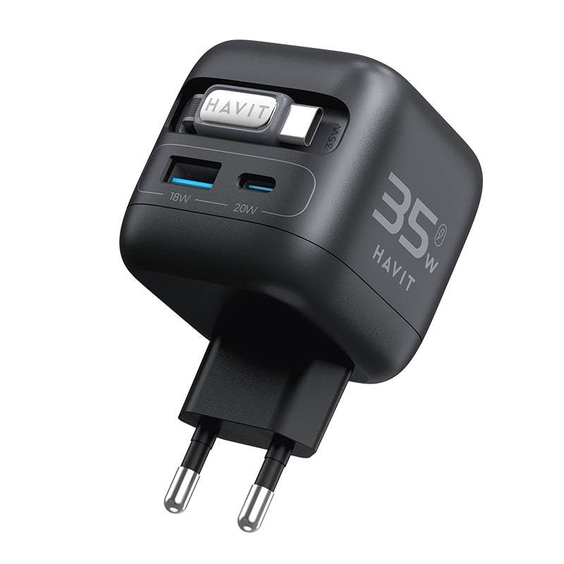 CARGADOR HAVIT 35W TIPO-C + APPLEWATCH U