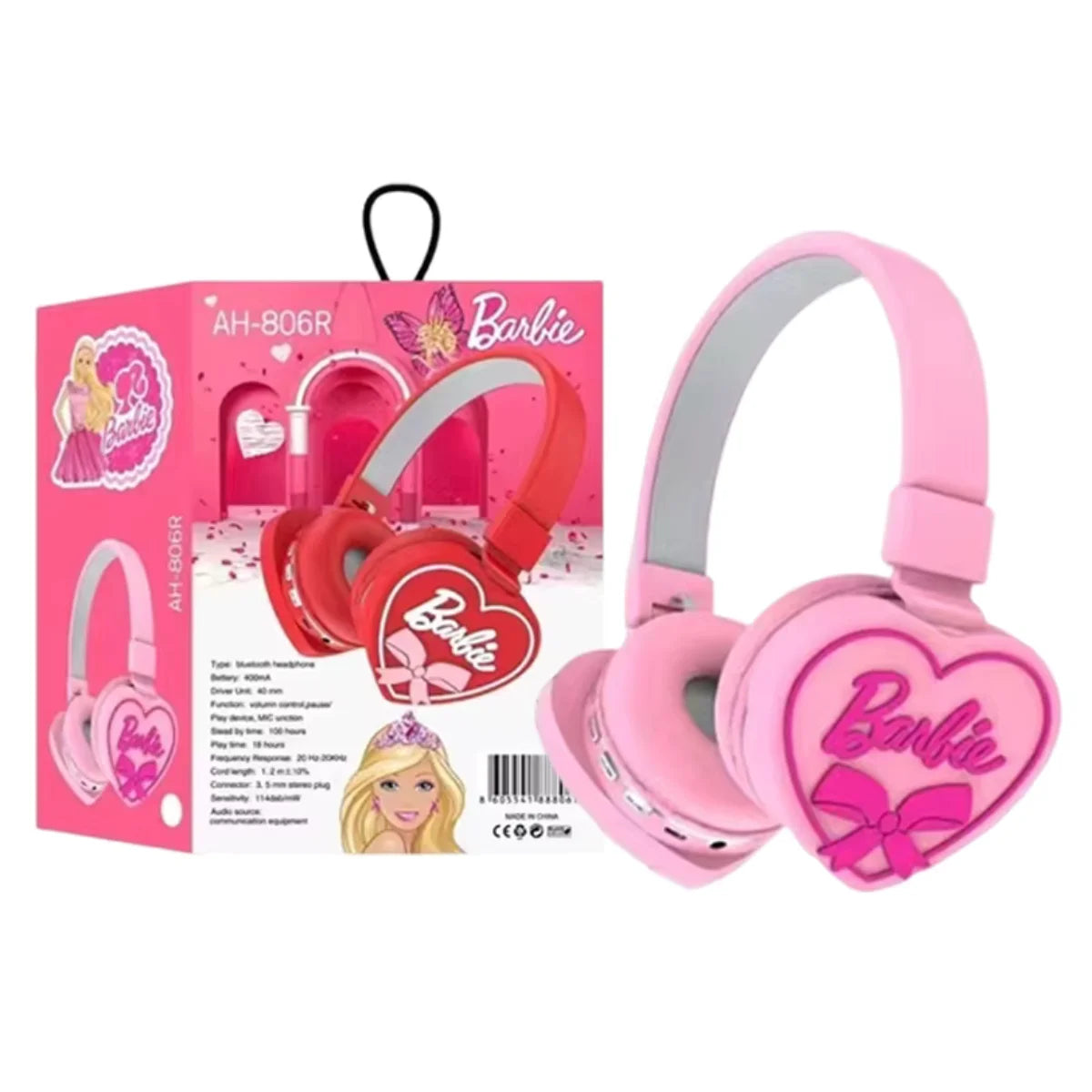 AUDIFONOS BLUETOOTH BARBIE  AH-806R