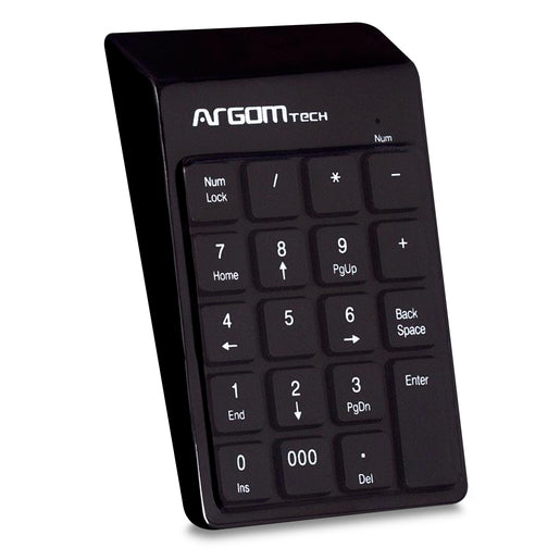 TECLADO ARGOM NUMERICO USB ALAMBRICO RETRACTIL ARG-KB-1076