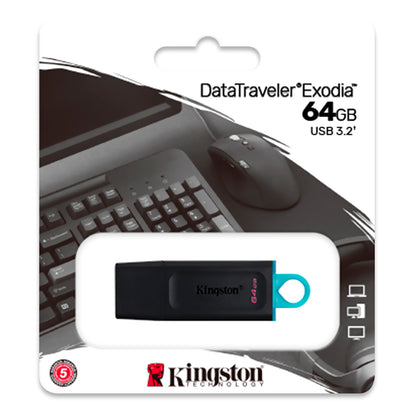 MEMORIA KINGSTON EXODIA 3.2 USB 64GB