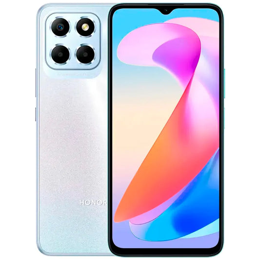 CELULAR HONOR X6A 4GB RAM/128GB ROM PLATEADO