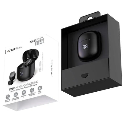 AUDIFONOS BT ARGOM SKEIPODS E66  NEGRO