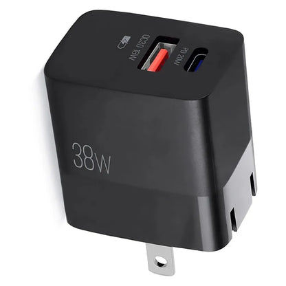 ADAPTADOR ARGOM 38W USB+TIPO-C 0122