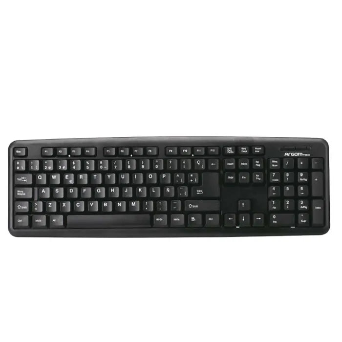 TECLADO ARGOM ARG-KB-7414 INALAMBRICO USB NEGRO