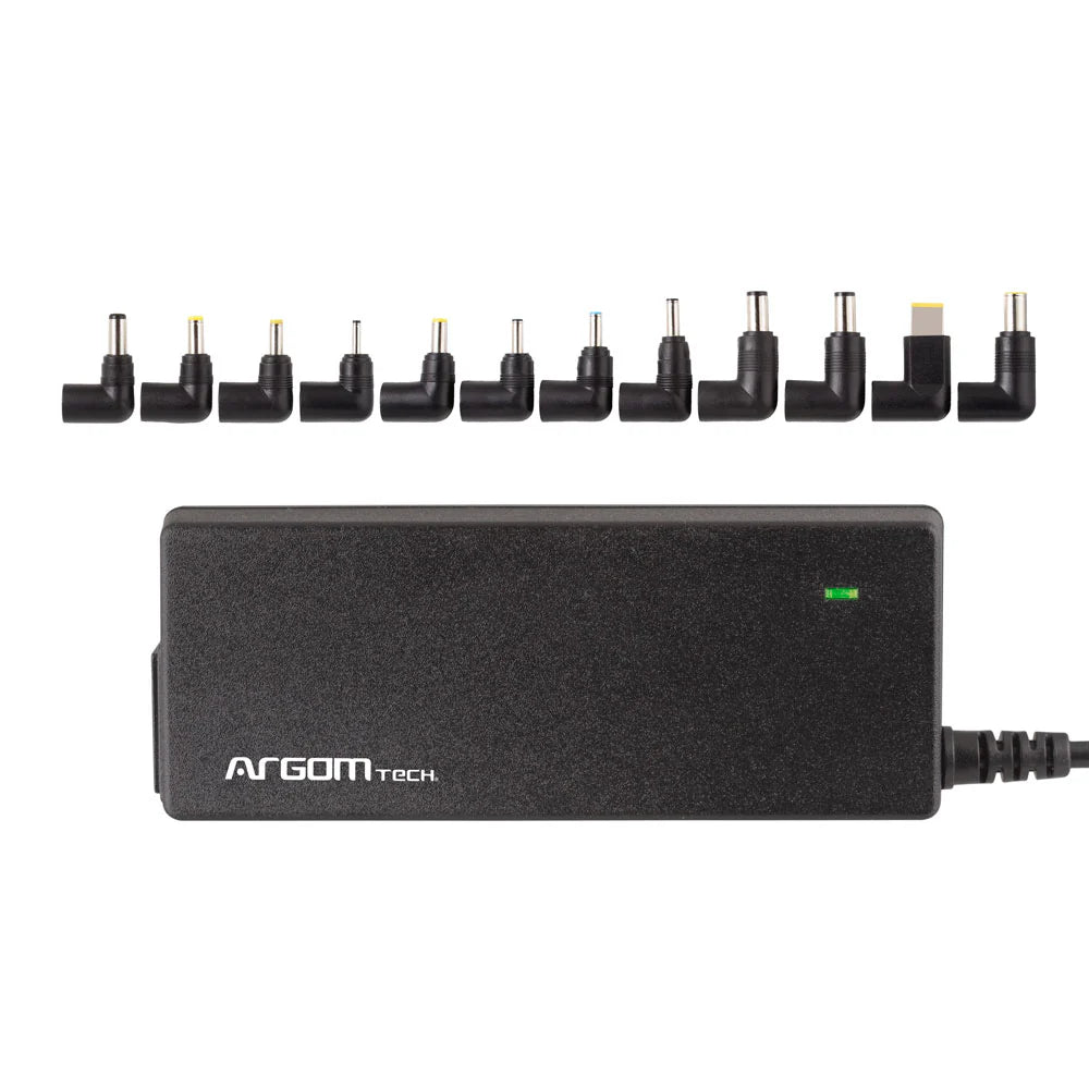 CARGADOR ARGOM UNIVERSAL PARA LAPTOP 90W