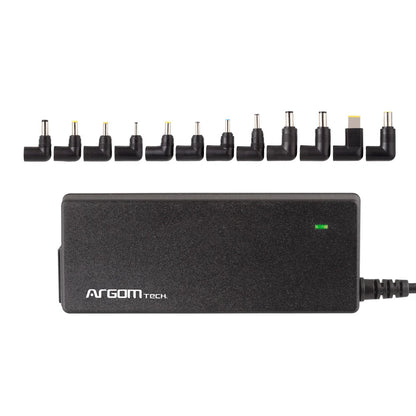 CARGADOR ARGOM UNIVERSAL PARA LAPTOP 90W