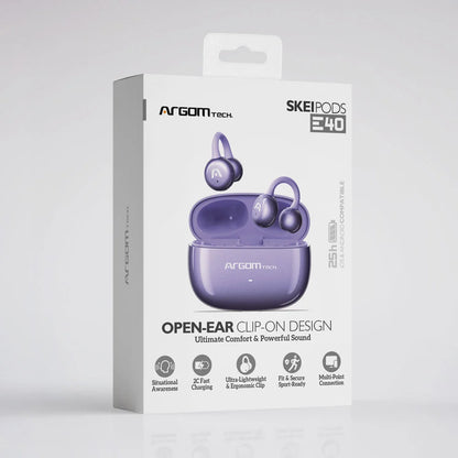 AUDIFONOS BLUETOOTH ARGOM E40 MORADO