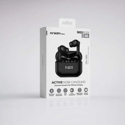 AUDIFONOS BLUETOOTH ARGOM E86 NEGRO