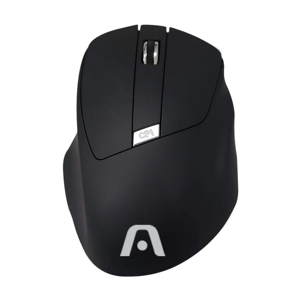 MOUSE ARGOM INALAMBRICO ERGONOMICO  MAXI 2.4GHZ ARG-MS-0033 BK