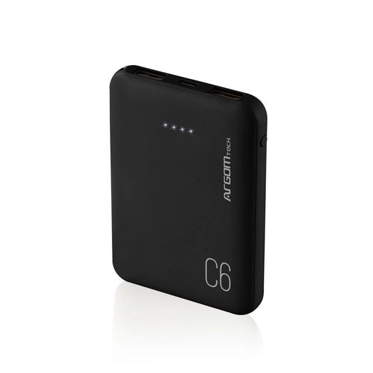 BATERIA PORTATIL ARGOM 6000 MAH DUAL USB