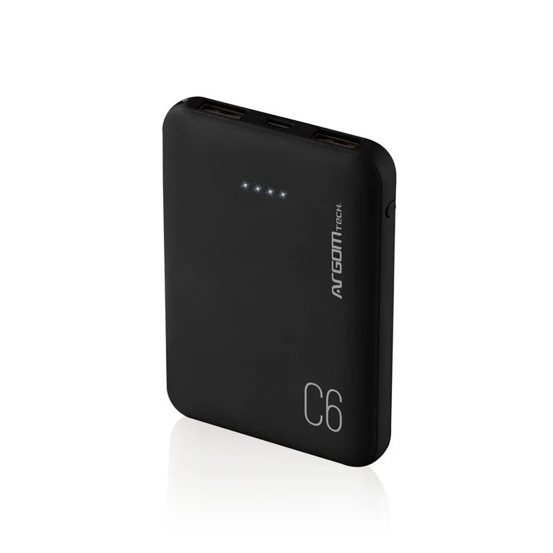 POWER BANK ARGOM C6 6000 MAH DUAL USB