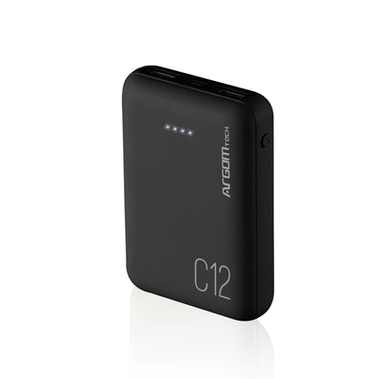 BATERIA PORTATIL ARGOM C12 USB 12000MAH