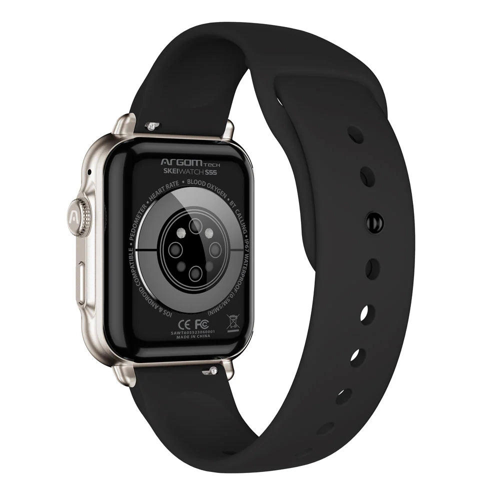 SMARTWATCH ARGOM S55 GRIS + 2 CORREAS