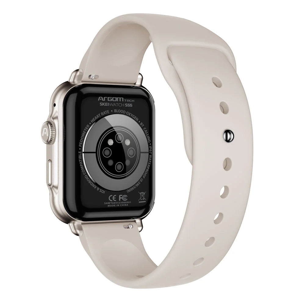 SMARTWATCH ARGOM S55 GRIS + 2 CORREAS