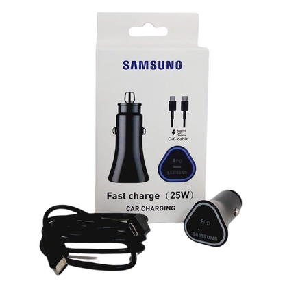 CARGADOR DE CARRO PARA SAMSUNG 25W CLASE B