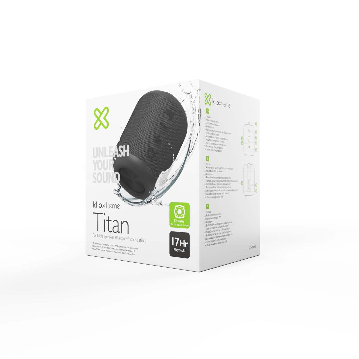 BOCINA KLIP XTREME TITAN 200BK
