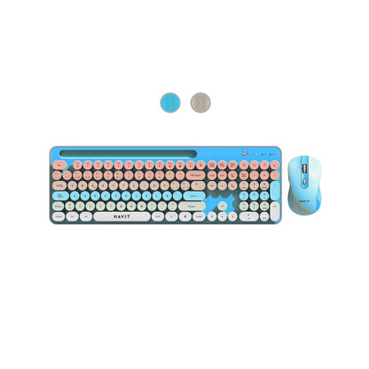 TECLADO+MOUSE HAVIT INHALAMBRICO KB832GC