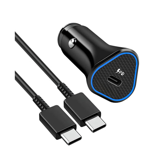 CARGADOR PARA AUTO PARA TELEFONO SAMSUNG TIPO-C A TIPO-C