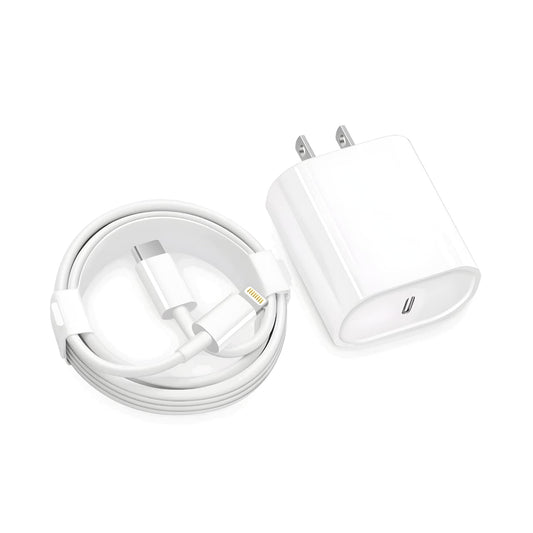 CARGADOR IPHONE 20W TIPO-C A LIGHTNING CLASE B