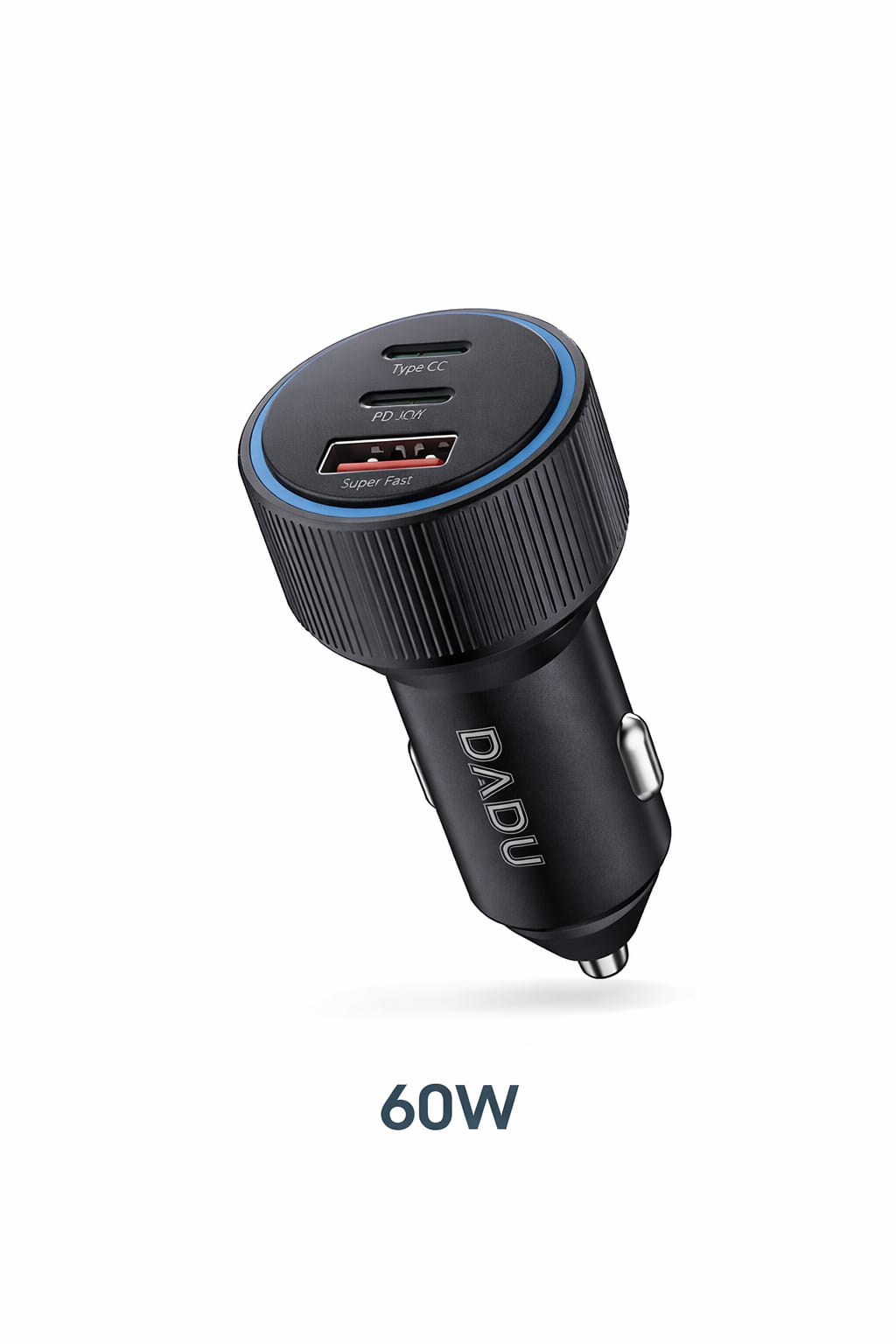 CARGADOR PARA CARRO DADU 60W USB+TIPO-C