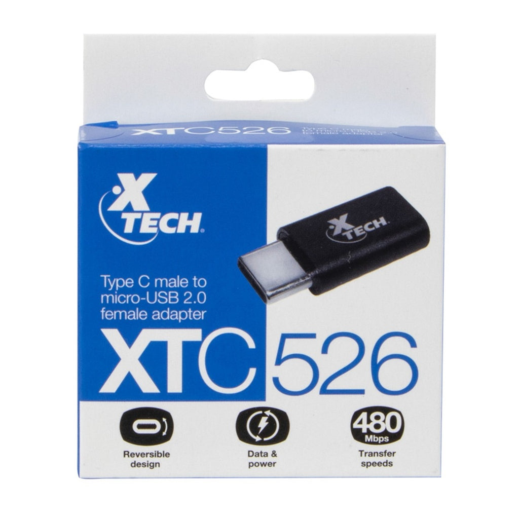 CONVERTIDOR XTECH V8 A TIPO-C XTC-526