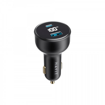 CARGADOR PARA CARRO HAVIT 100W DUAL