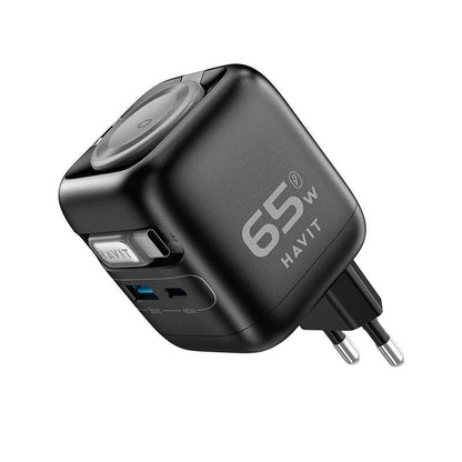 CARGADOR HAVIT 65W USB+TIPO-C UC253