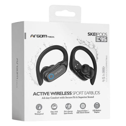 AUDIFONOS BLUETOOTH ARGOM E95 SPORT NEGRO