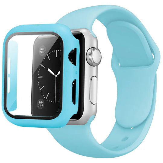 PROTECTOR Y CORREA SILICON PARA APPLEWATCH