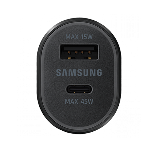 CARGADOR AUTO SAMSUNG 45W TIPO-C  Y 15W USB ORIGINAL